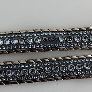 Kippys Navy and Silver Studded Belt